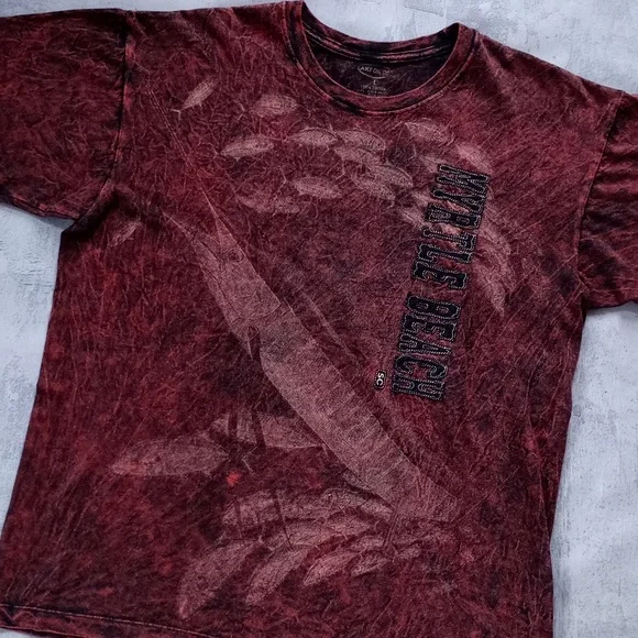 Vintage Big Print Swordfish Myrtle Beach T-Shirt - Picture 3 of 7